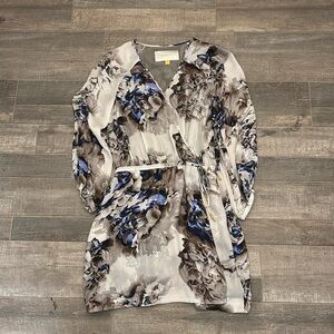 Leifsdottir Silk‎ Faux Wrap Dress Size 0